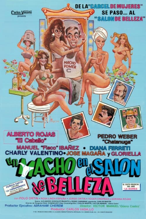 Un macho en el salon de belleza